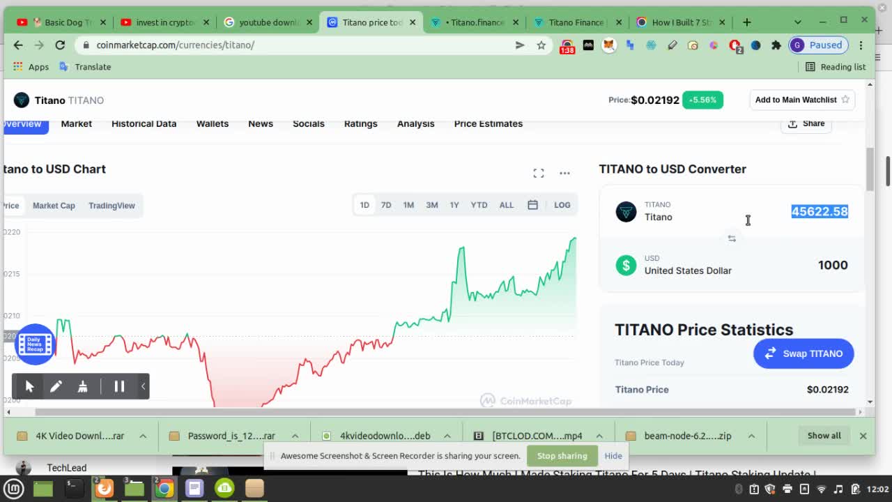 REAL NO SCAM TITANO 102 483.58% APY BEST CRYPTO