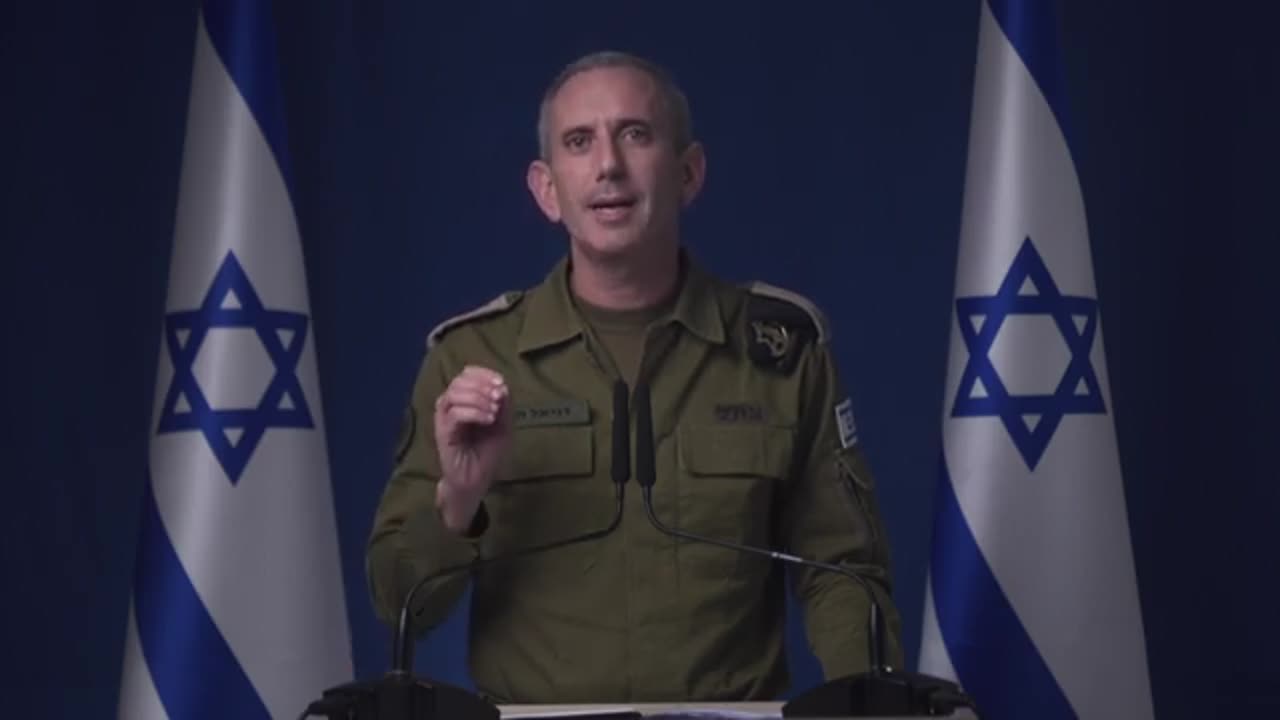 IDF Spokesperson, Rear Admiral Daniel Hagari: