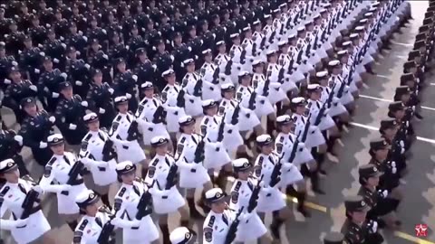 Chinese female soldiers