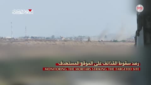 Al-Qassam and Al-Quds striking Zionist forces on the Netzarim axis, Gaza, Palestine, 14 Oct 2024