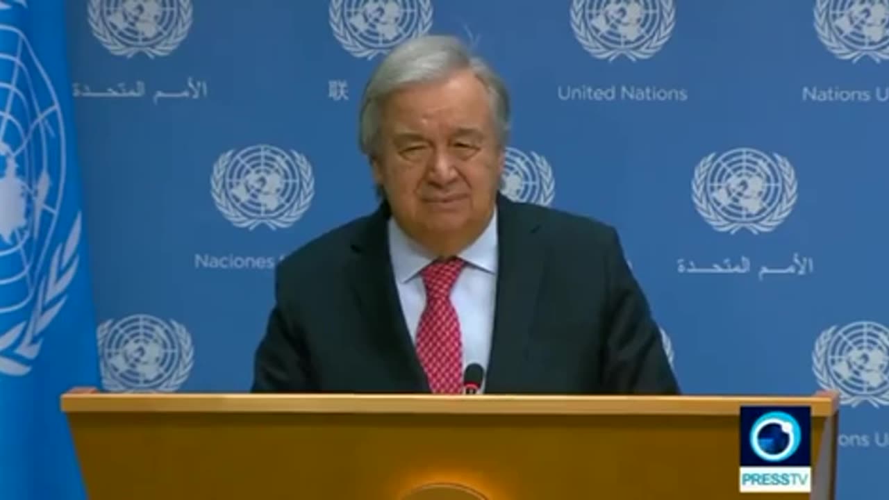 🇺🇳 UN, GUTERRES: "NO PARTY IS ABOVE INTERNATIONAL LAWS" | Check Description