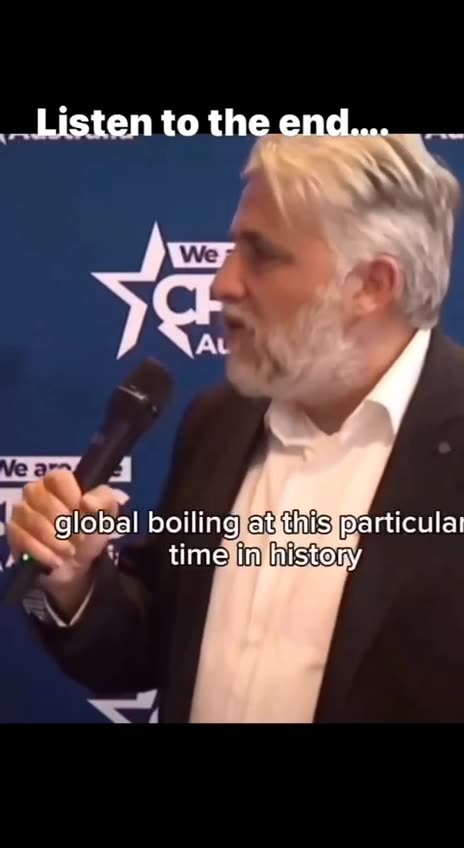 A famous British naturalist, David Bellamy said that there is no such thing as global warming