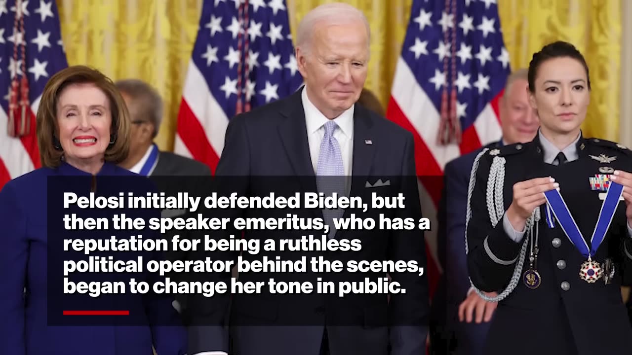 "🚨Biden admits he was pushed out of presidential race, name-drops Pelosi in first i