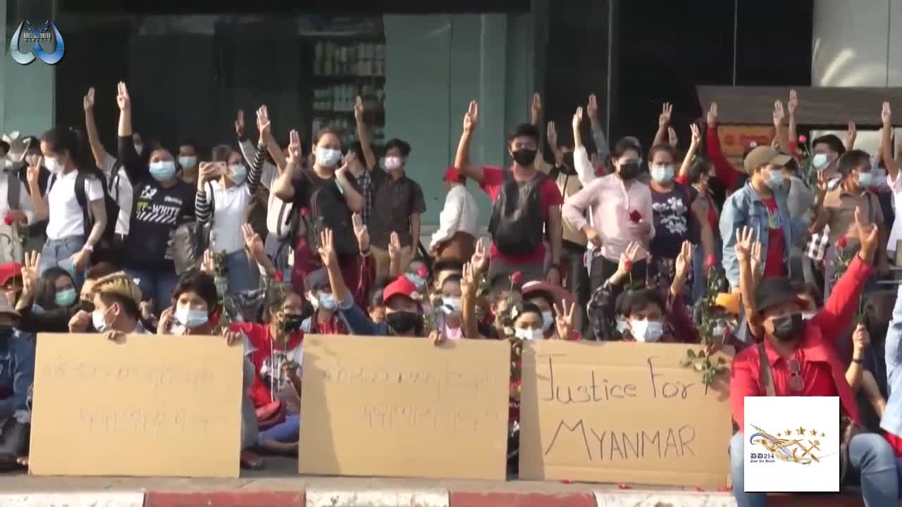 Street protests continue in Myanmar for 2nd day against military coup