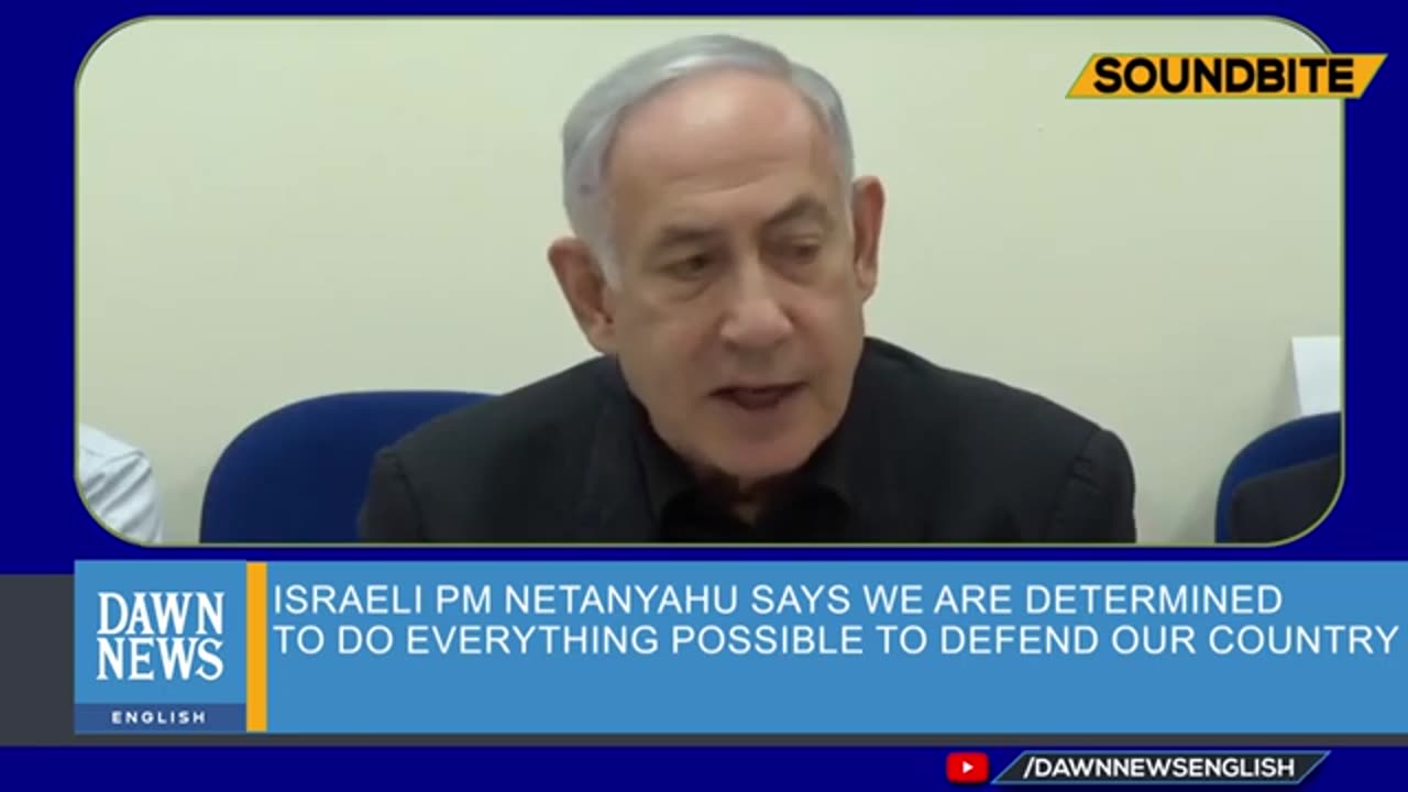 NatanYahu Says We Are Determined To Do Everything Possible To Defend Our Country | Dawn News English