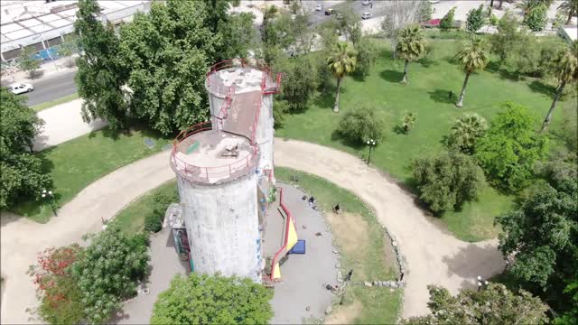 Padre Renato Poblete River Park in Santiago, Chile