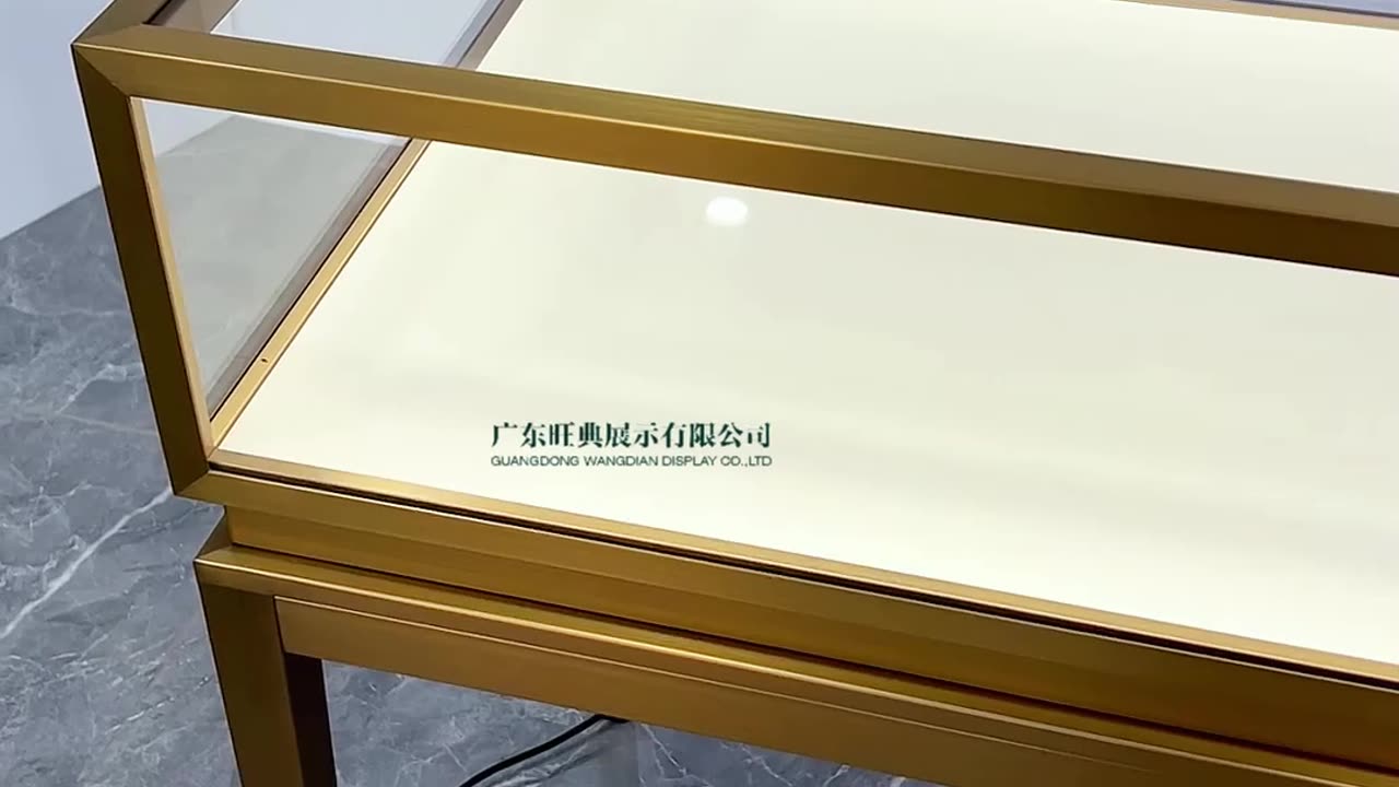 Luxury jewelry retail store front cabinet jewelry display cases