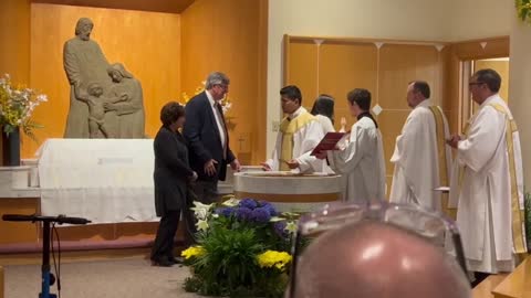 Catherine Is Baptized on Easter