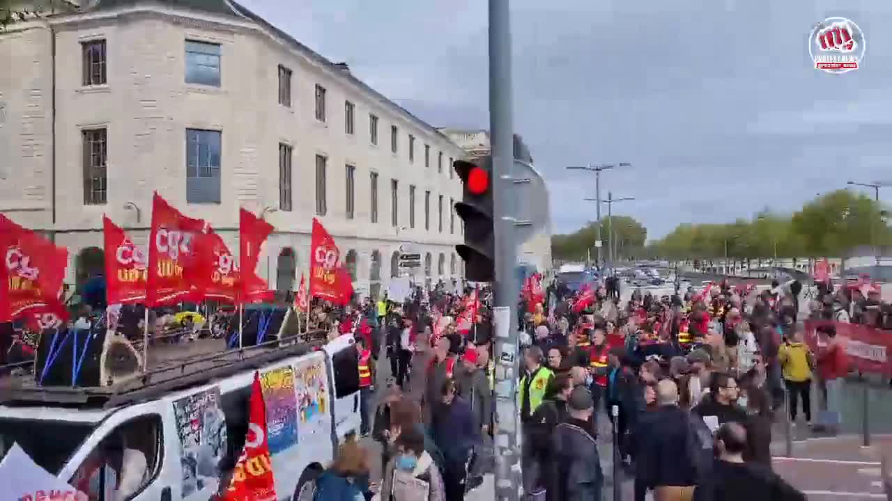 5 Oct Lyon France Protests Against Health Pass