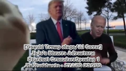 [Donald Trump sings/AI Cover] JoJo's Bizarre Adventure OP 3 Jin Hashimoto - STAND PROUD