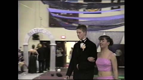 2000-01 WPHS Vids 111 Prom 077 Grand March Couple 50 by Glenn Strader