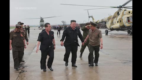 Flooding in North Korea: State media photos show Kim Jong Un supervising evacuation work