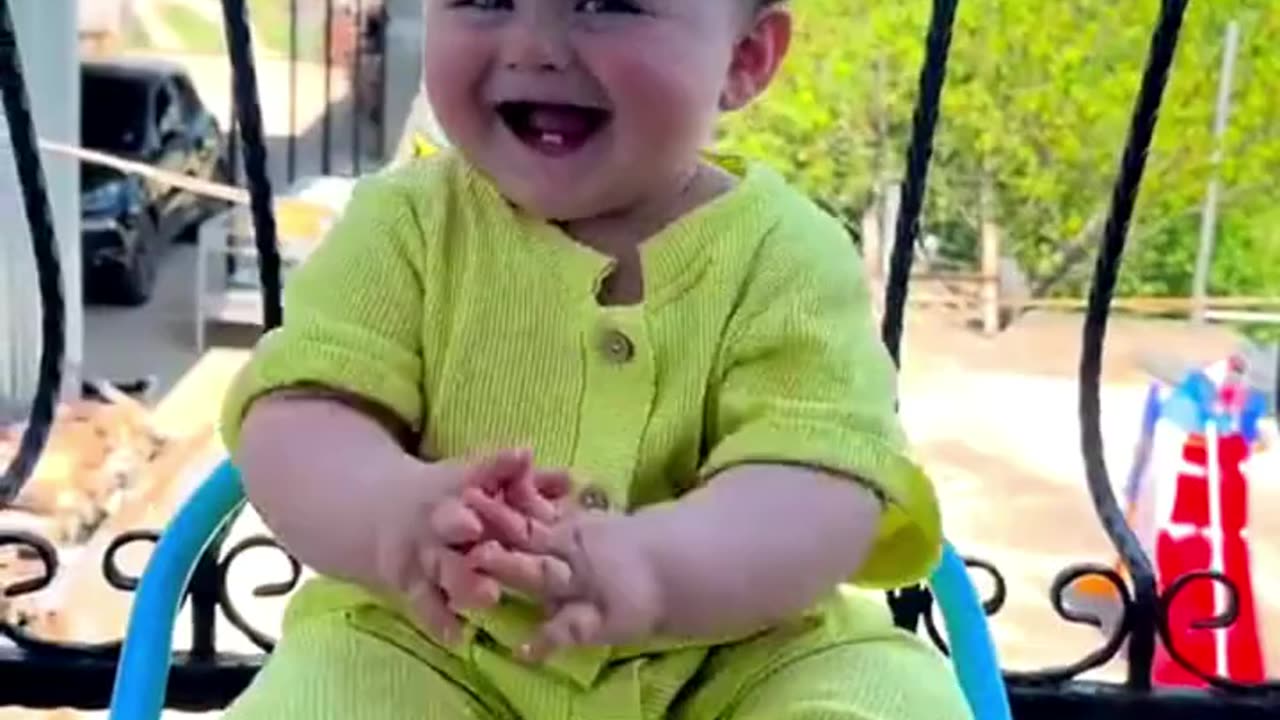 Baby dancing fun