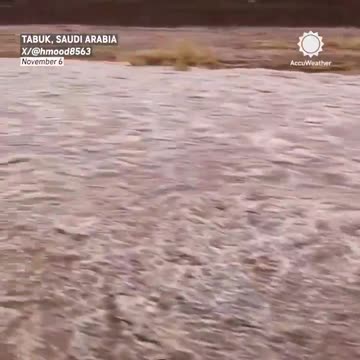 More Ice Rivers running through the Desert in Saudi Arabia