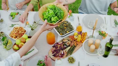 Family Eating Together