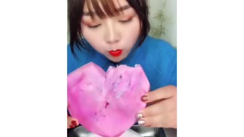 Asmr ice eating sounds