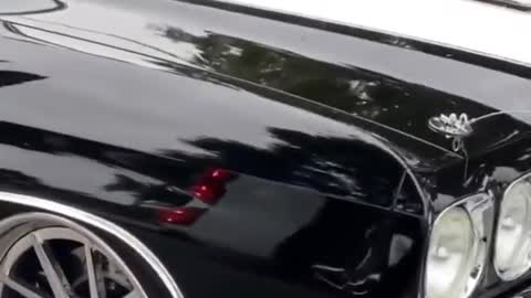 A real vintage car