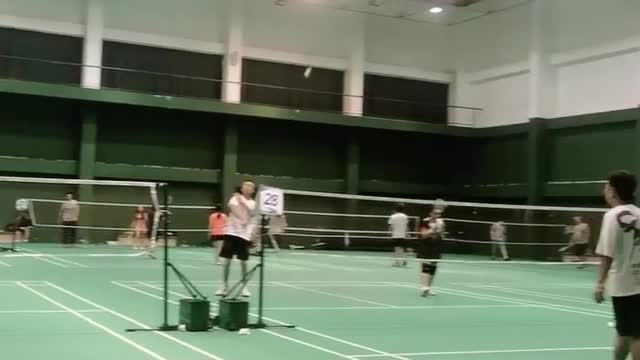 Indoor badminton