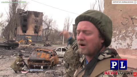 Patrick Lancaster - Russian Forces Eliminate Ukraine Forces Using Apartment As Firing