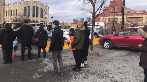 The Line To Get Into The Atwater Christmas Market Is MASSIVE Right Now (VIDEO)