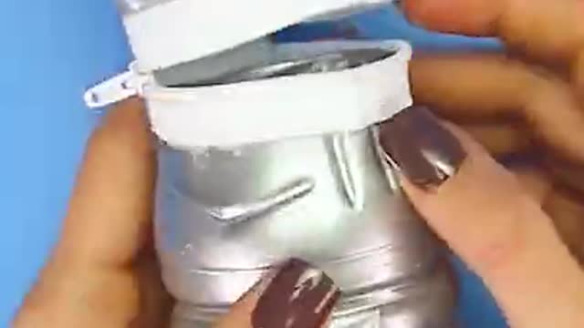 Make your own pen bag from water bottles so easy craft for kids #shorts