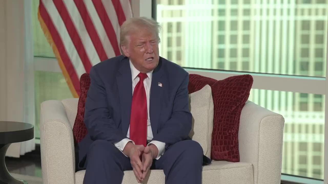 President Trump when asked if he would you like to see Elon Musk in Trump’s cabinet if he’s elected as President?