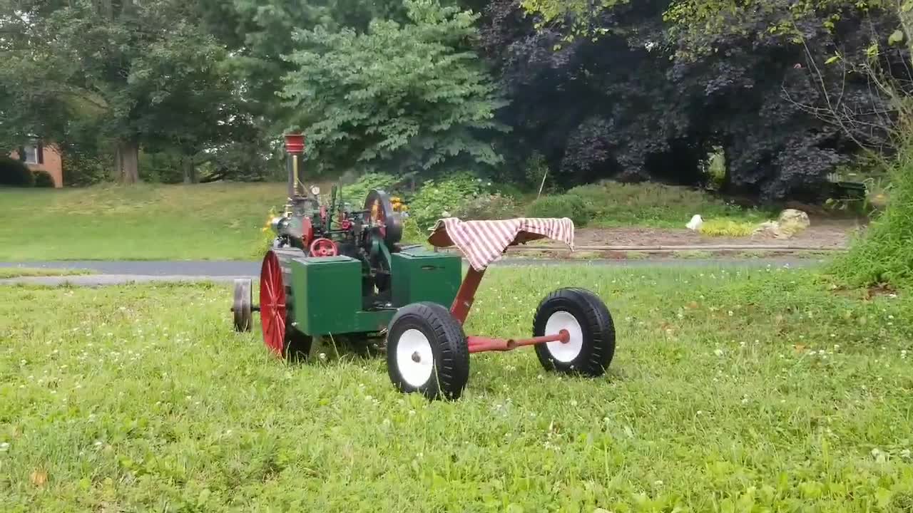 Steam Traction Engine Miniature Scratch Built