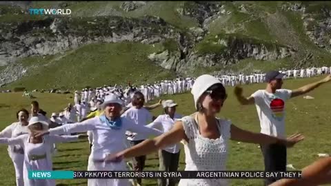 Pilgrims gather for cosmic-like ritual in Bulgaria's mountains