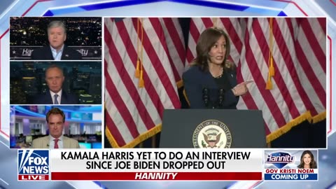 Harris hasn't done any interview since Biden dropped out of the race