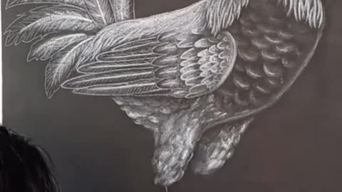 realistic DRAWING WITH CHALK