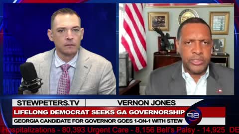 Lifelong Democrat, Vernon Jones, Joins Stew Peters 1-on-1.