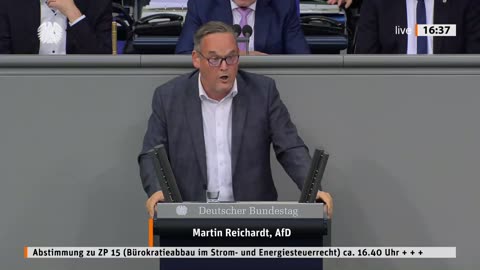 Martin Reichardt Rede vom 18.10.2024 – Bürokratieabbau im Strom- und Energiesteuerrecht