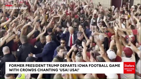 Mr T leaving the game - USA! USA!