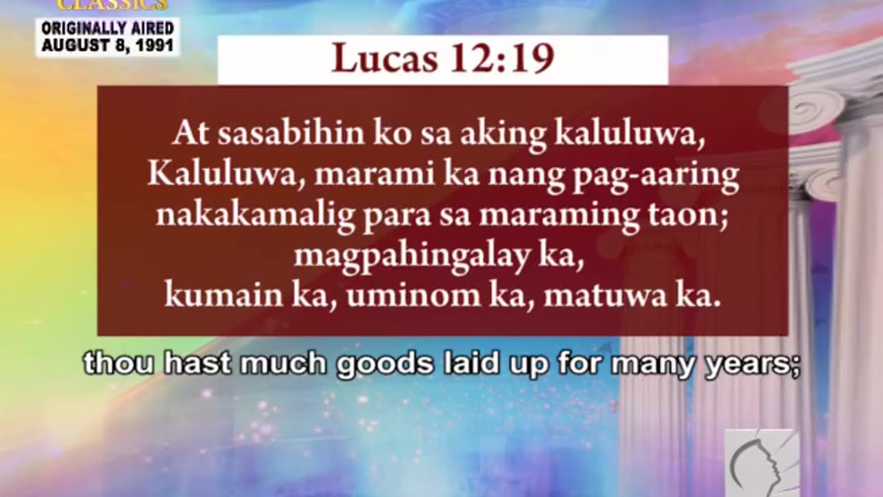 ACQ CLASSICS: Importance of the Soul by Pastor Apollo C. Quiboloy | August 8, 1991