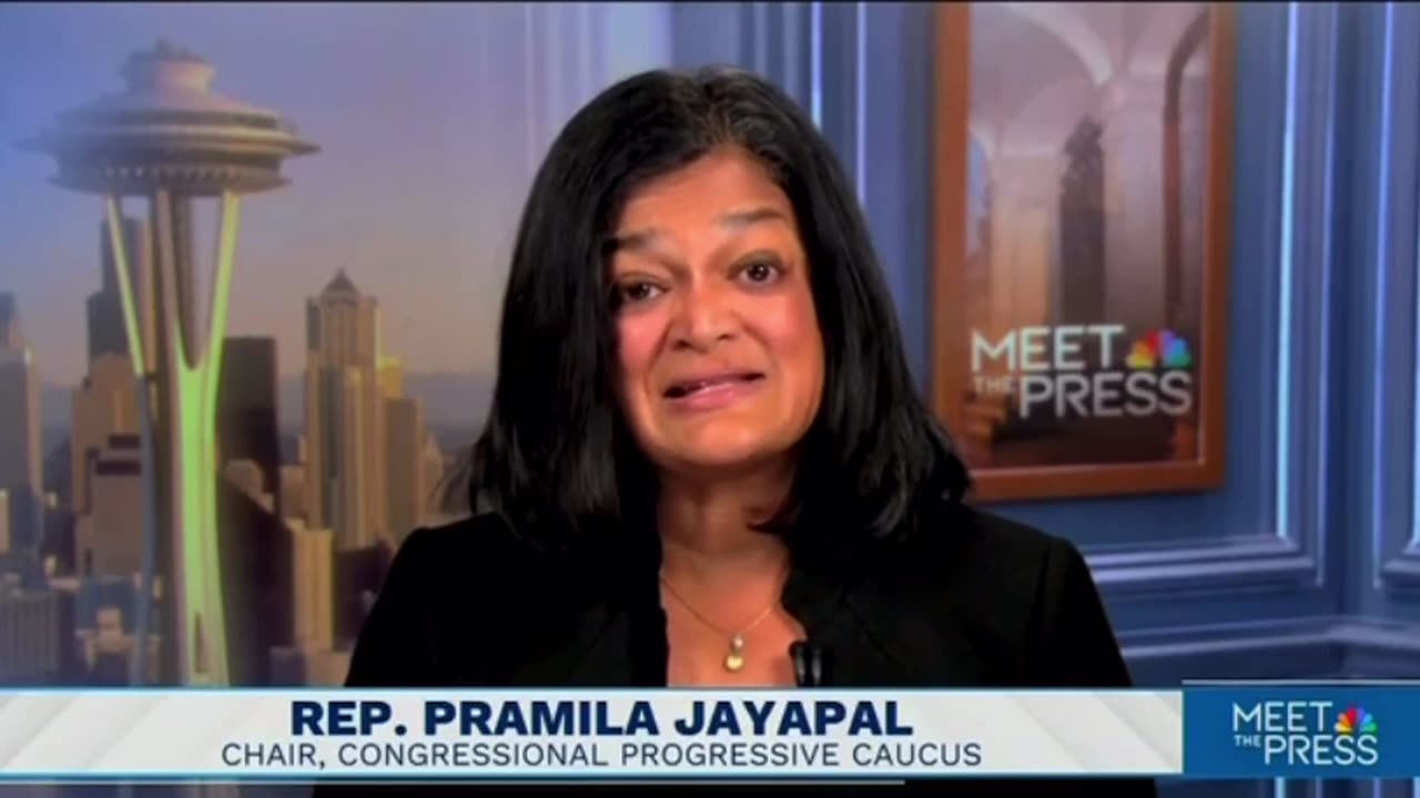 Crackpot Democrat Jayapal Says Israel's Policies in Gaza are Racist