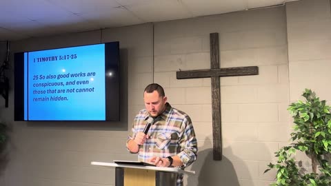 10/20/2024 Pastor Don Witt - 1 Timothy Chapter 5