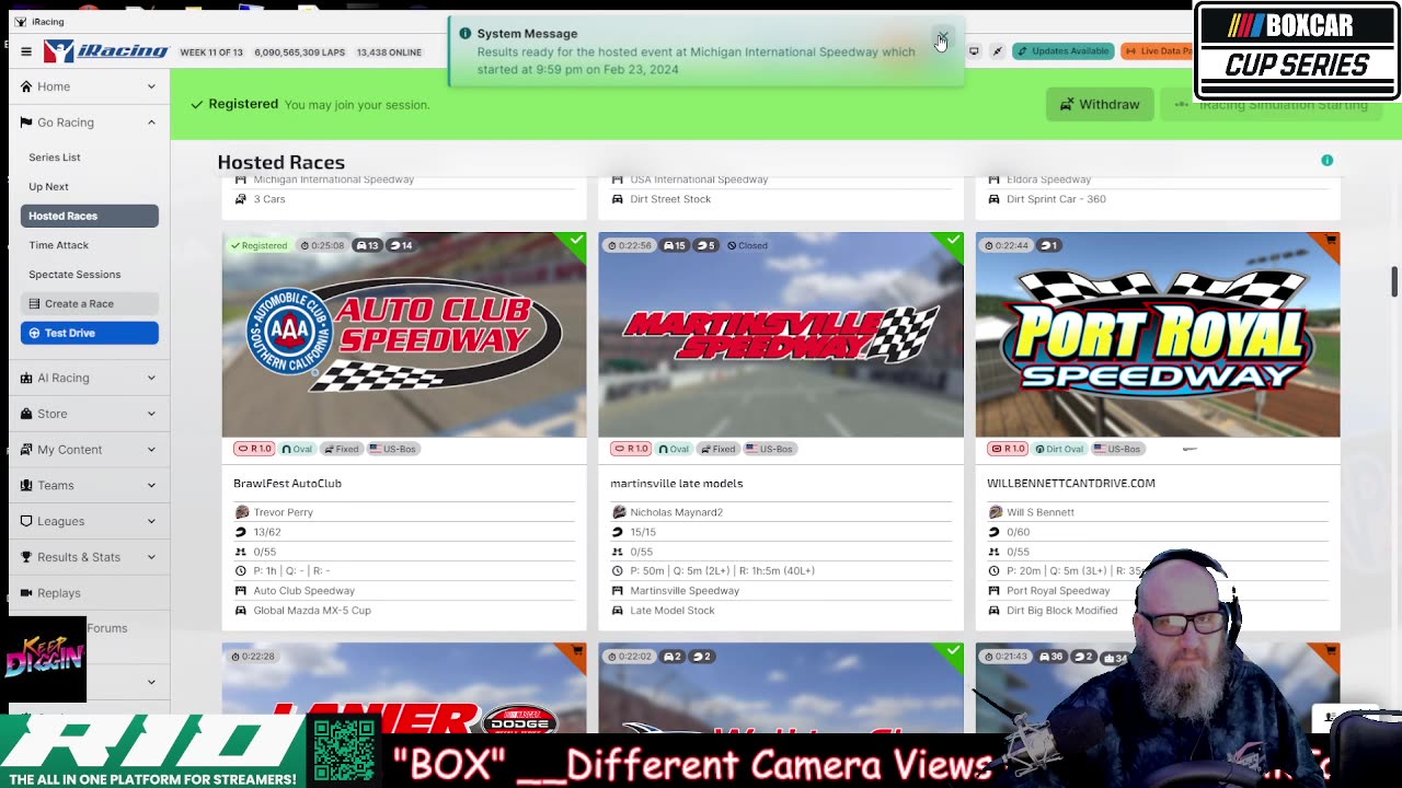 Live iRacing