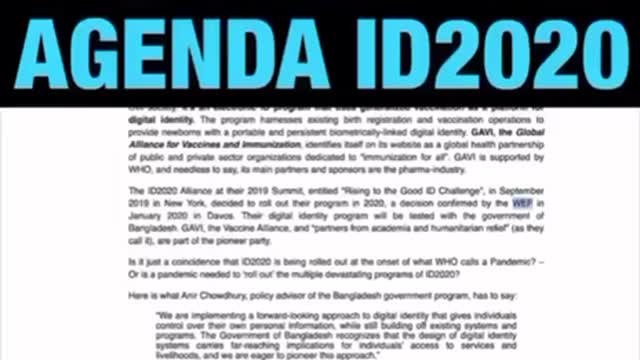 ID2020 real threat