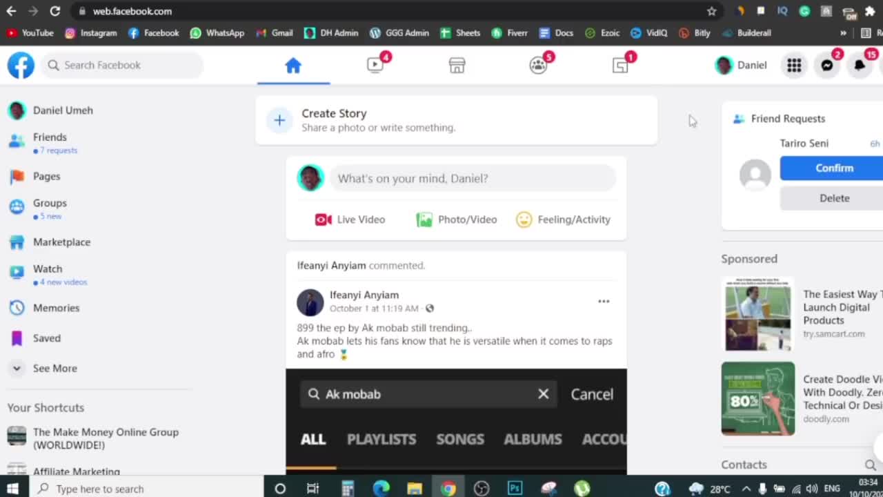 Make $500 daily from Facebook with free traffic and less energy