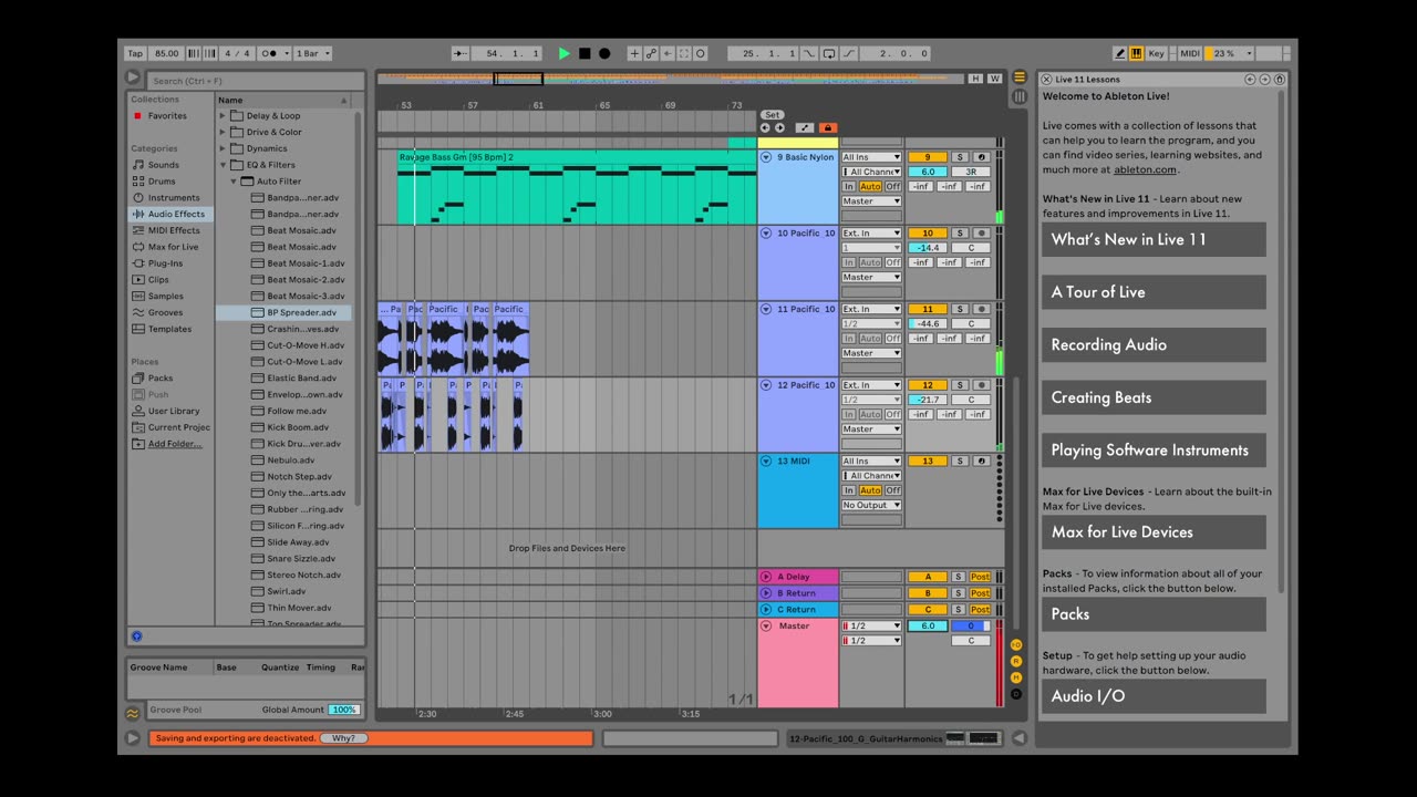 PRACTICE WITH ABLETON LIVE!