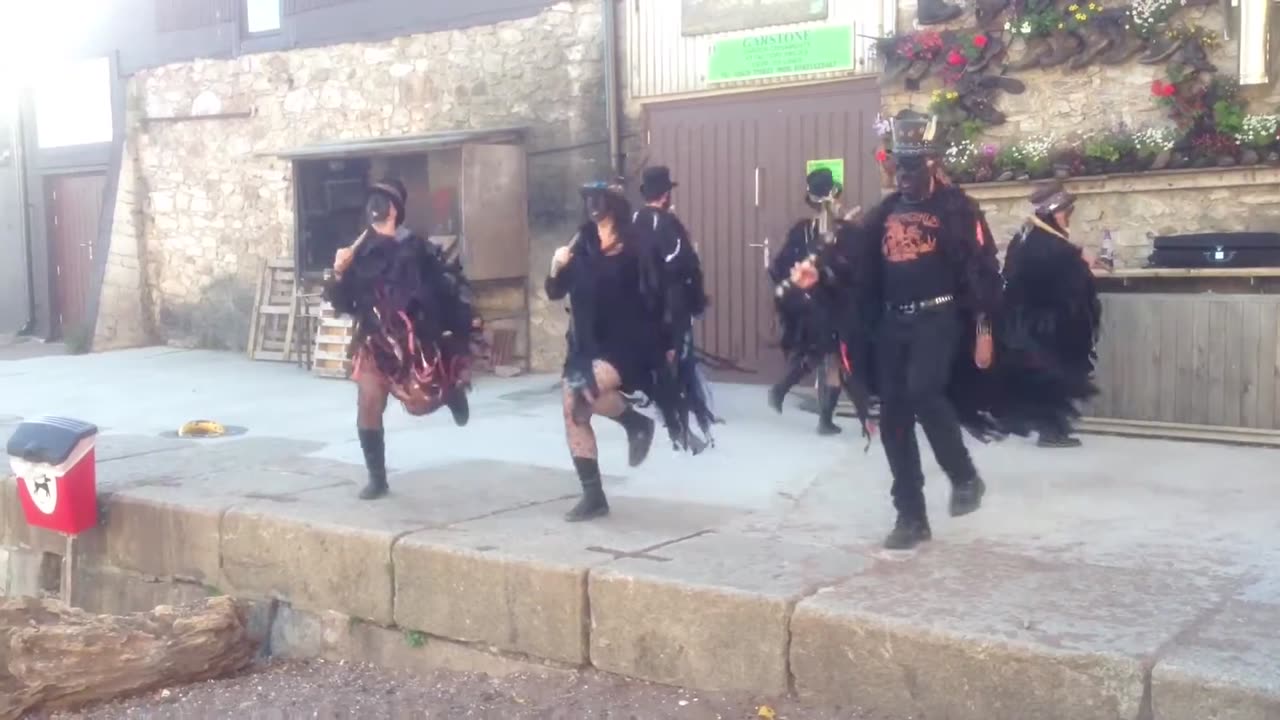 Beltane Border Morris - Huntress - Ship Inn, Teignmouth - 13 June 2013
