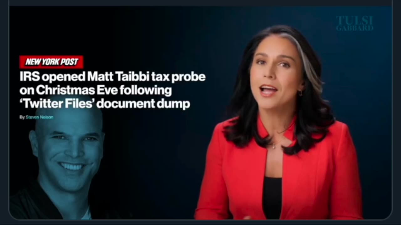 Tulsi Gabbard (X) : "No One Will Be Safe From Political Retaliation Under A Harris Administration