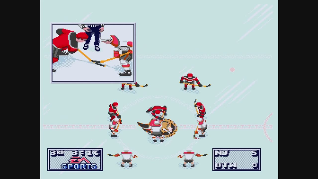 NHL95 (Sega Genesis) New Jersey vs Ottawa Part3