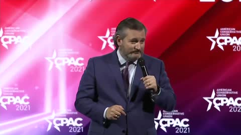 Ted Cruz 2021 CPAC: "Let me tell you this right now, Donald J. Trump ain't going anywhere."