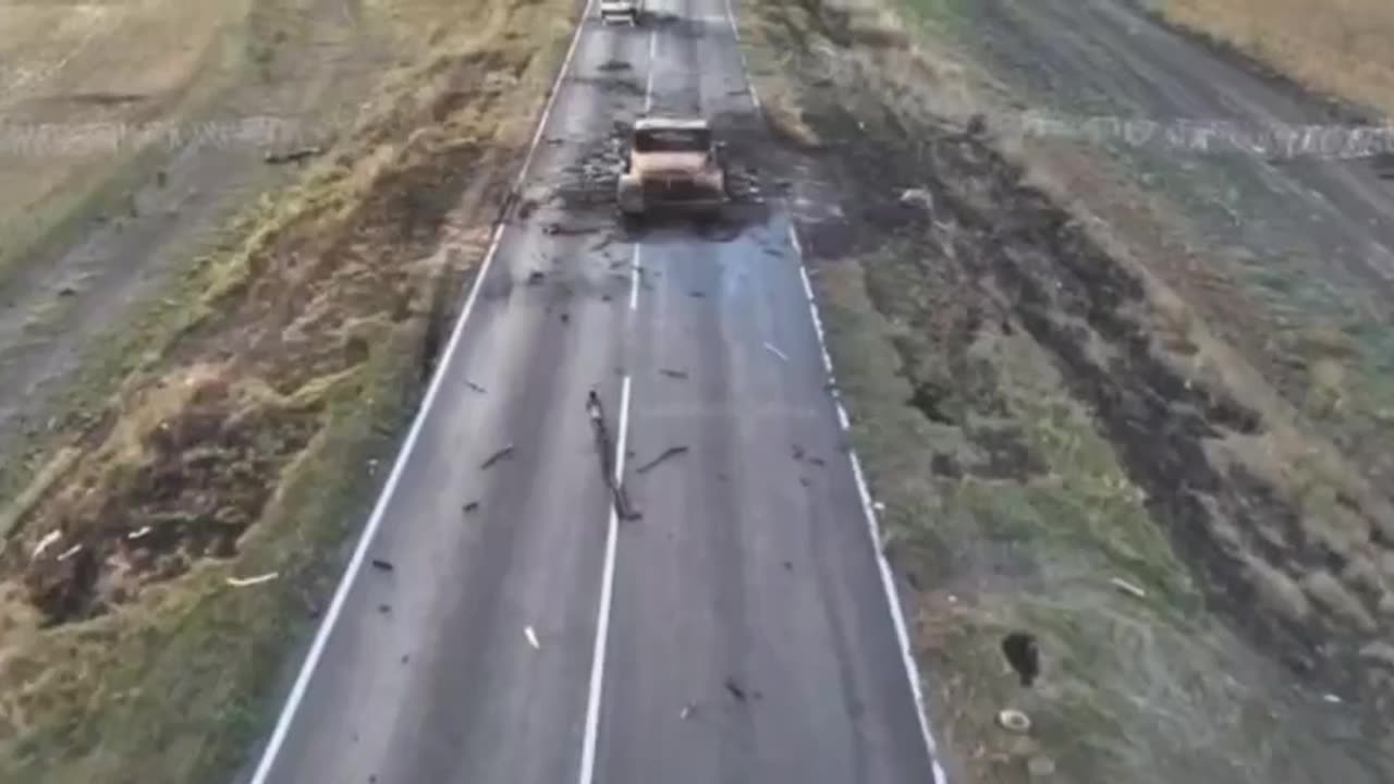 “Road of Death” in the Kursk region.