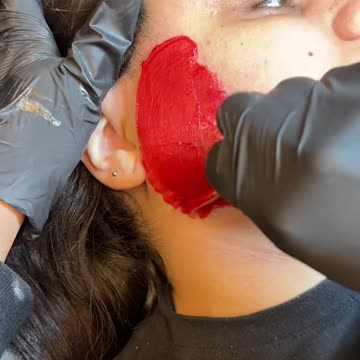 Sideburns Waxing with Sexy Smooth Cherry Desire Hard Wax by @waxuniversity