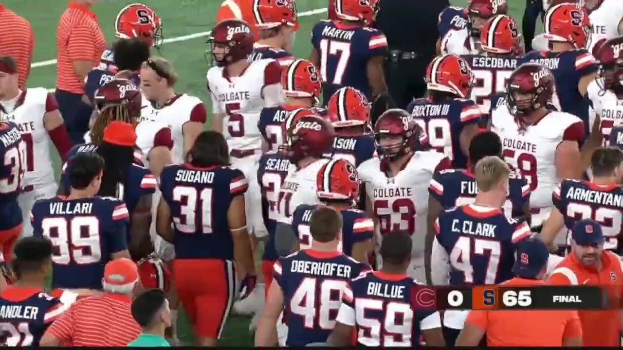 Syracuse vs Colgate Highlights | College Football Week 1 |2023 College Football Highlights