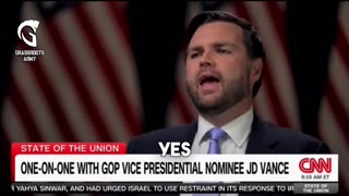 JD Vance Obliterates CNN and Jake Tapper