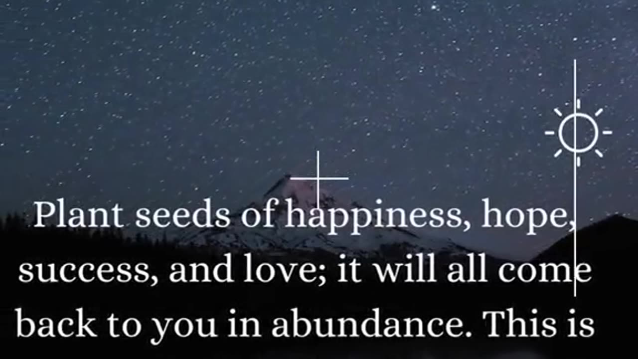 "Sow the Seeds of Joy 🌱✨ Watch as the Universe Responds with Abundance! #LawOfNature #PositiveVibes"