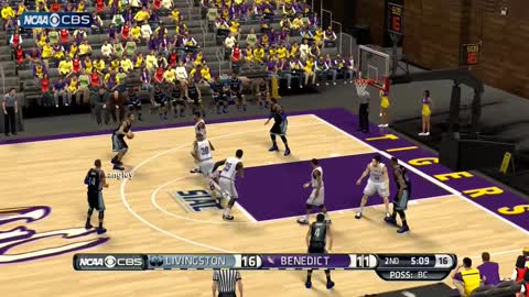 NBA 2K14 HBCU Mod Benedict College vs Livingston College